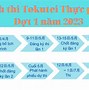 Lịch Thi Tokutei Ngành Thực Phẩm Năm 2023 Tại Mỹ