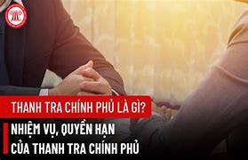 Thanh Tra Chính Phủ Là Gì